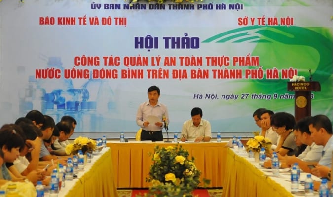 Ban quản lý công bố an toàn thực phẩm tại Hà Nội