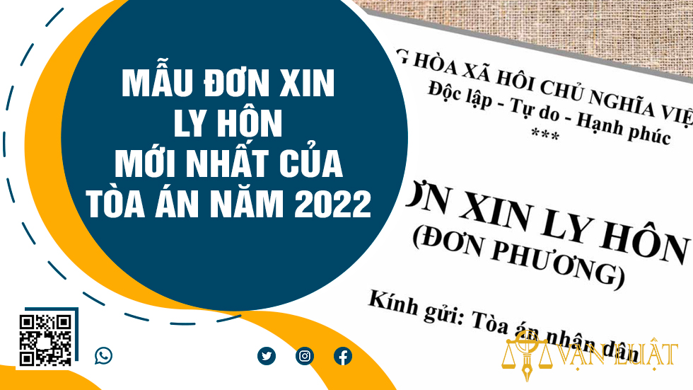 Xin mẫu đơn ly hôn cập nhật tại Tòa Án mới nhất năm 2022