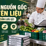 Hồ sơ nguồn gốc nguyên liệu: Cơ sở F&B cần lưu gì để chứng minh?