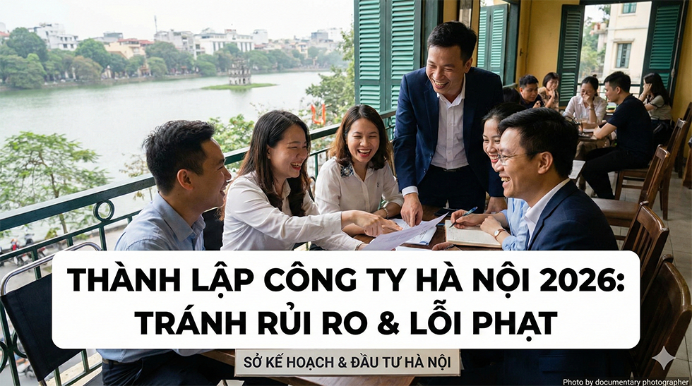 Thành lập công ty tại Hà Nội 2026: Tránh Rủi Ro & Lỗi Phạt