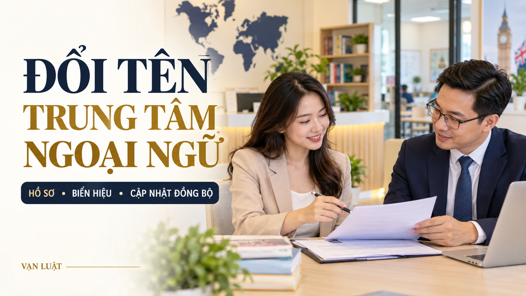 Tư vấn đổi tên trung tâm ngoại ngữ