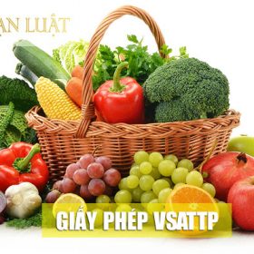 Giấy Phép Vệ Sinh ATTP - Giấy phép an toàn thực phẩm tại Hà Nội