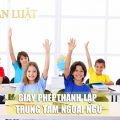 Giấy phép thành lập trung tâm ngoại ngữ tại Hà Nội
