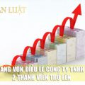 Tăng vốn điều lệ Công ty TNHH 2 thành viên trở lên