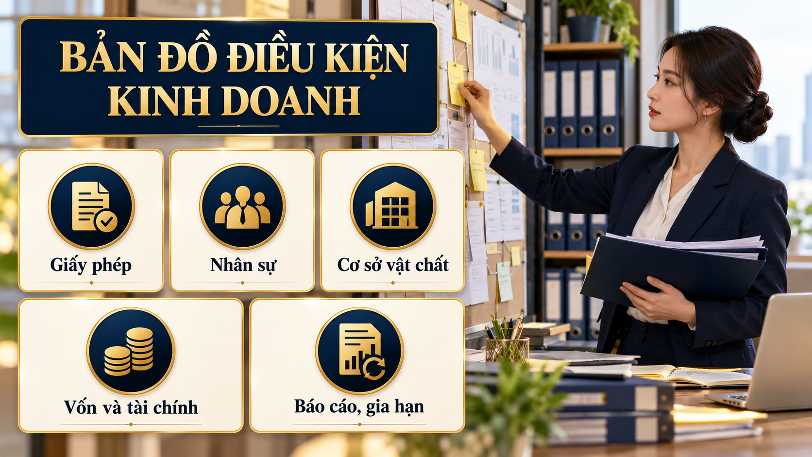 Bản đồ các nhóm điều kiện kinh doanh cần duy trì