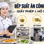 Bếp suất ăn công nghiệp: Checklist giấy phép và hồ sơ vận hành ATTP