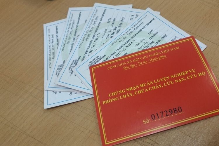 Cấp Chứng nhận huấn luyện nghiệp vụ phòng cháy và chữa cháy (thực hiện tại cấp tỉnh)