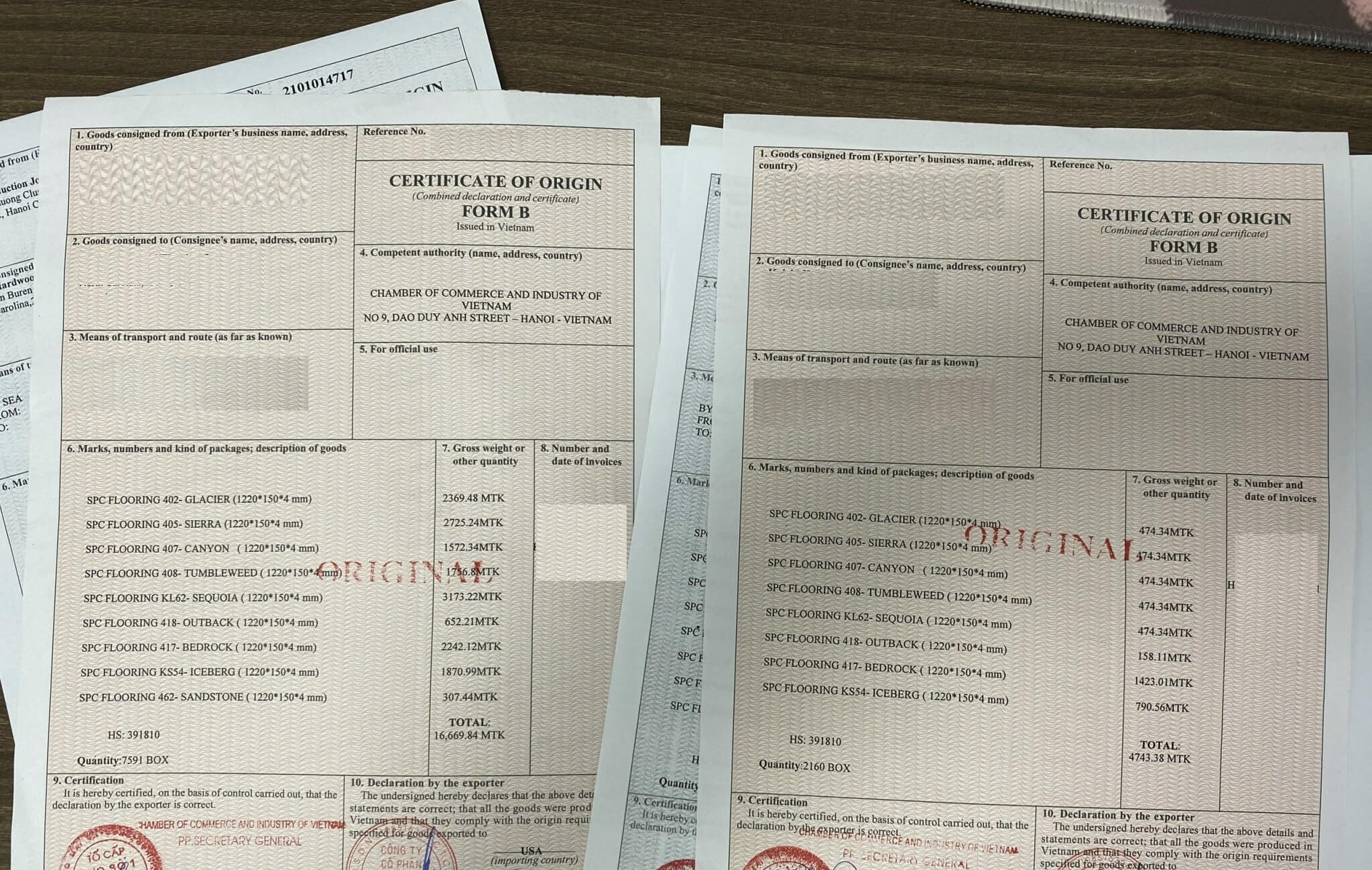 Cấp Giấy chứng nhận xuất xứ hàng hoá (C/O) cấp sau