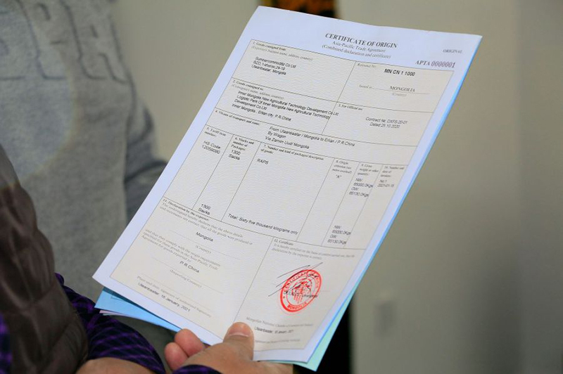 Cấp Giấy chứng nhận xuất xứ hàng hoá (C/O) giáp lưng