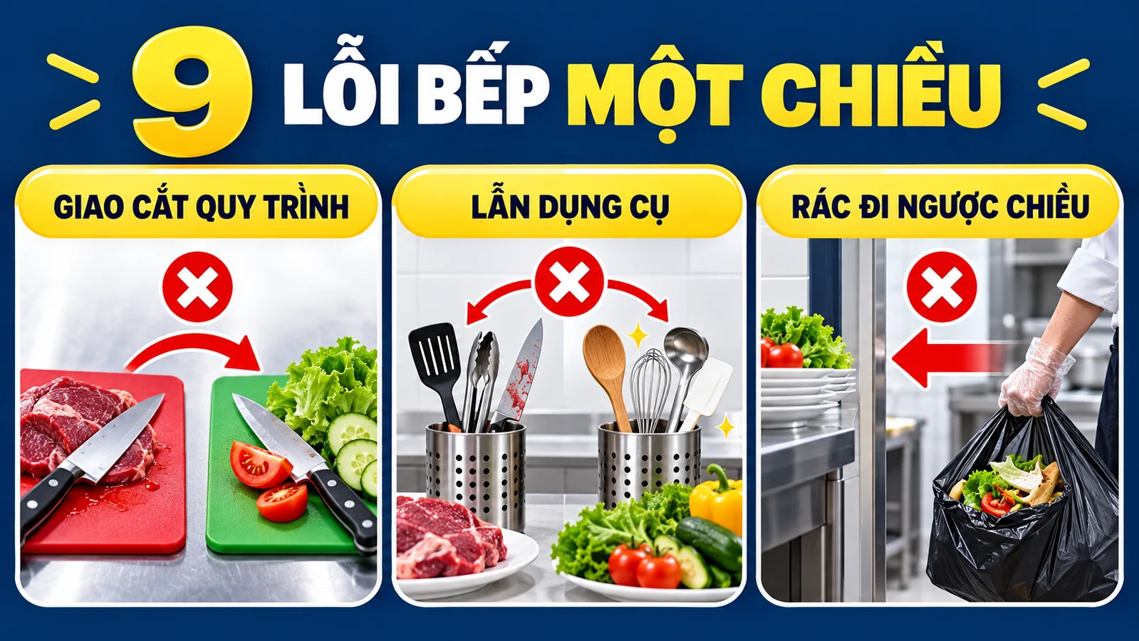 Chín lỗi bố trí bếp một chiều thường bị nhắc