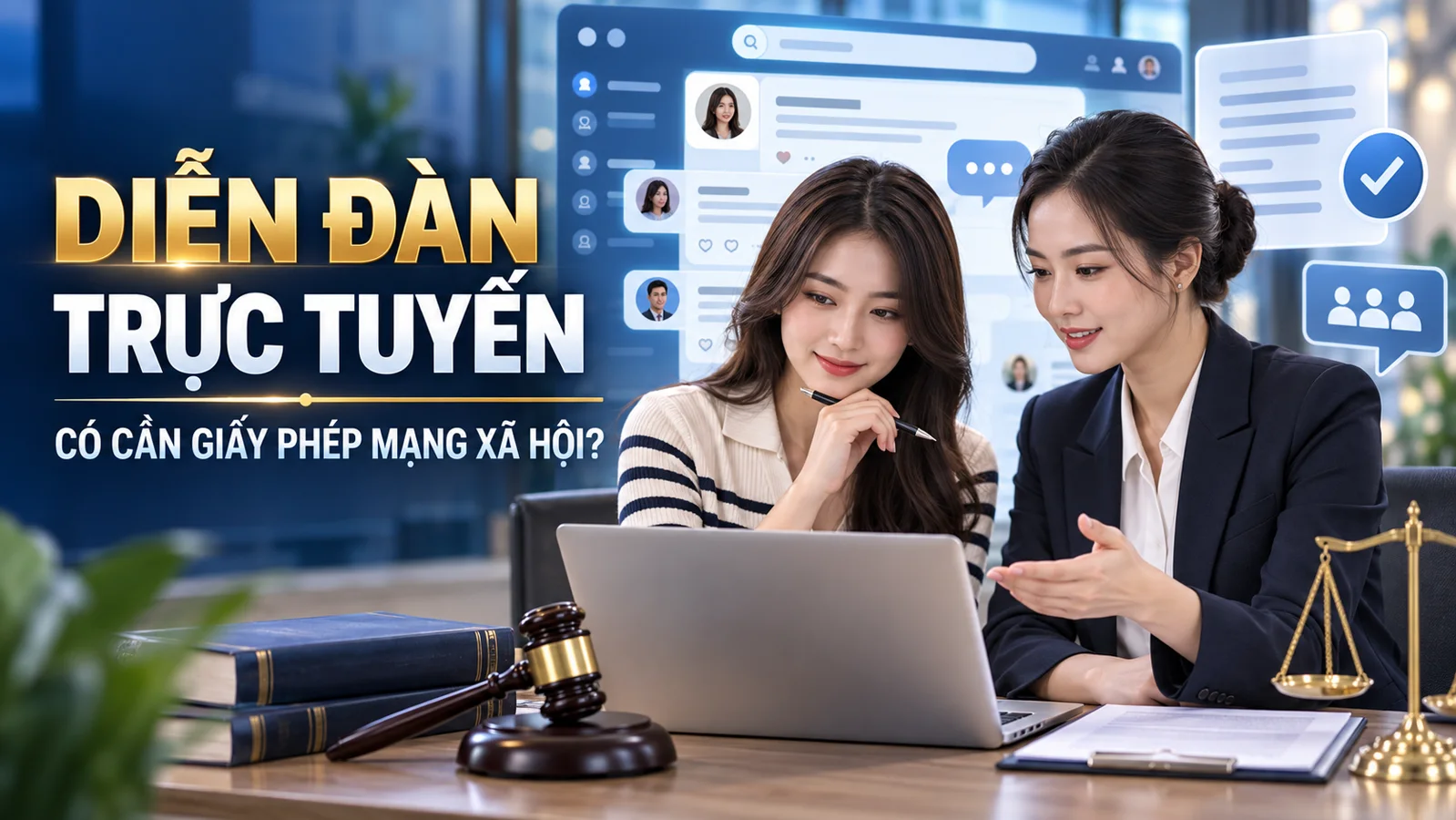 Diễn đàn cộng đồng trực tuyến có cần giấy phép mạng xã hội