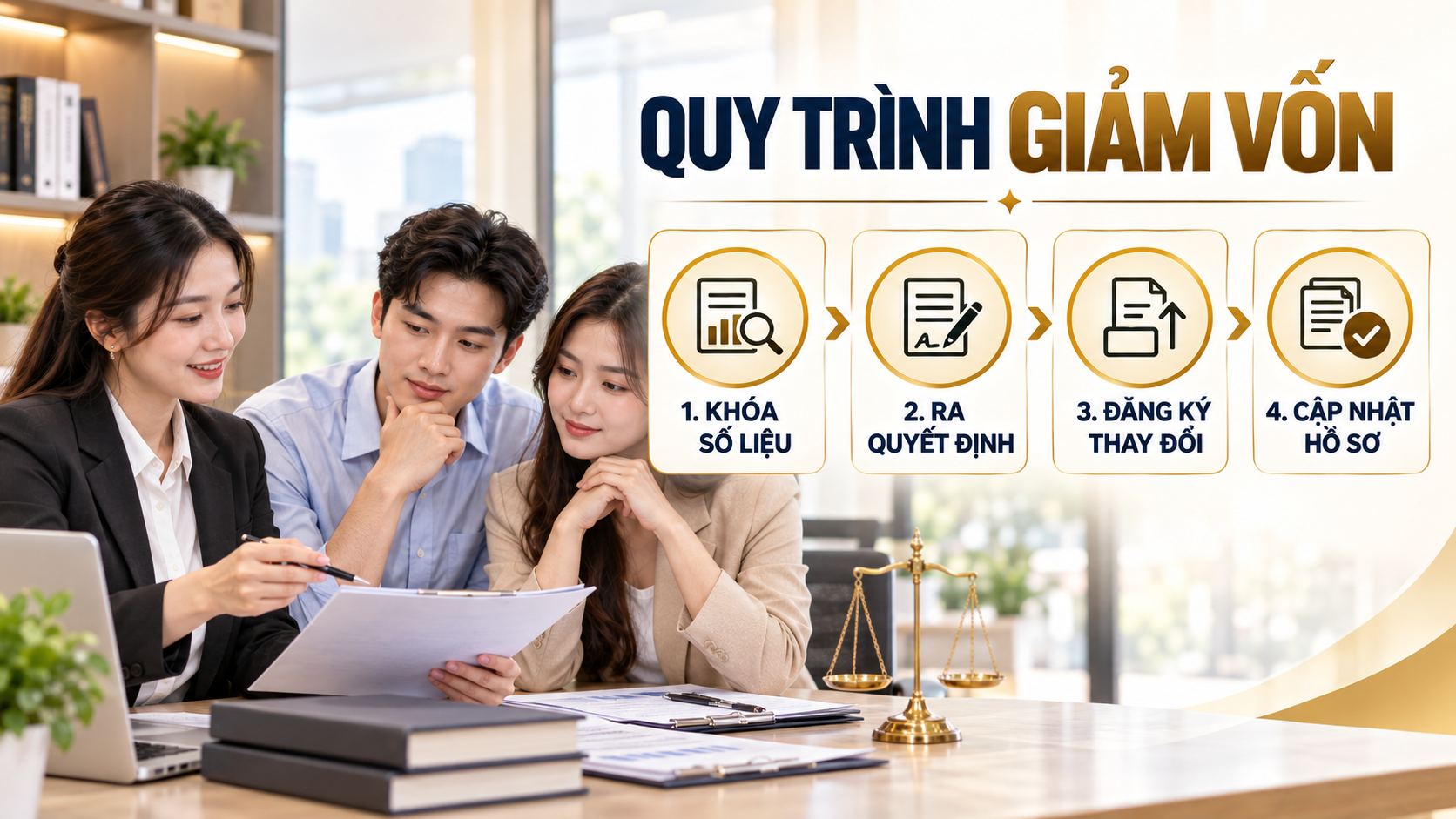 Các bước xử lý và đăng ký giảm vốn điều lệ khi không góp đủ