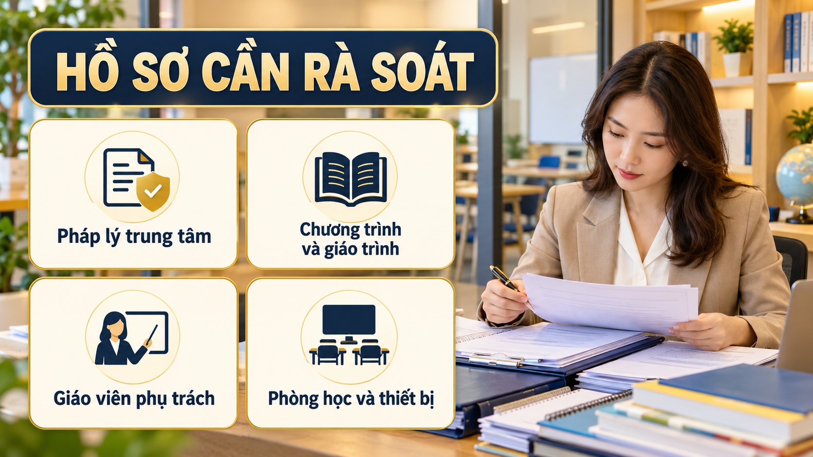 Hồ sơ cần rà soát khi bổ sung tiếng Trung Nhật Hàn