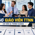 Hồ sơ giáo viên TTNN: Checklist cho giáo viên cơ hữu và thỉnh giảng