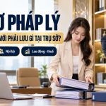 Doanh nghiệp mới phải lưu những hồ sơ pháp lý nào tại trụ sở?