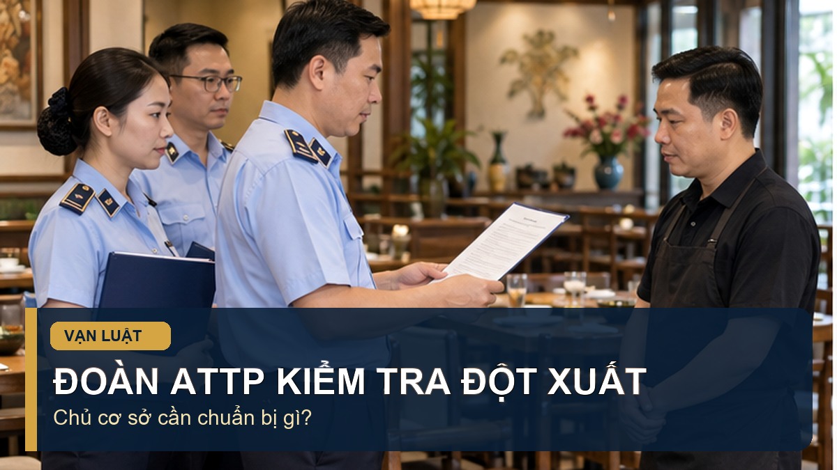 Đoàn ATTP kiểm tra đột xuất: Chủ cơ sở cần chuẩn bị gì?