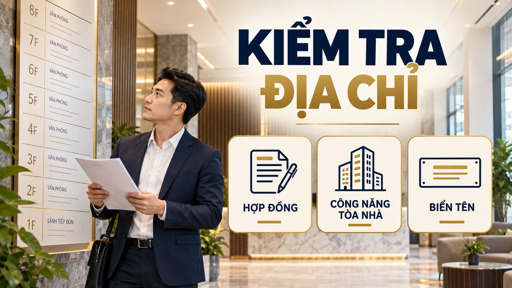 Kiểm tra hợp đồng, công năng tòa nhà và biển tên trước khi dùng văn phòng ảo làm trụ sở công ty