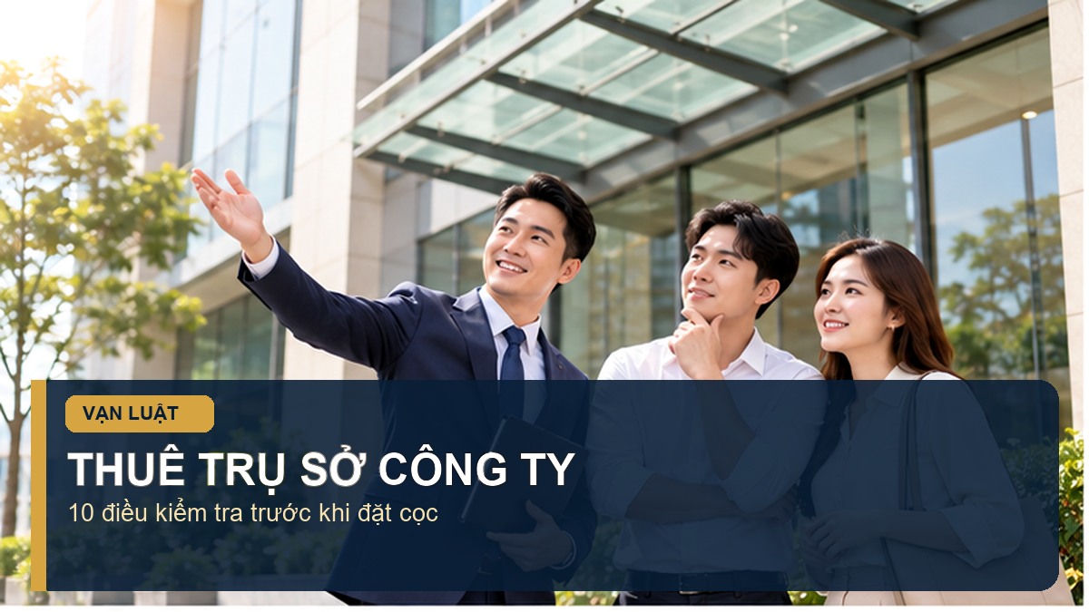 Thuê trụ sở công ty: 10 điều cần kiểm tra trước khi đặt cọc