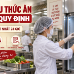 Lưu mẫu thức ăn: Quy trình nội bộ để cơ sở luôn sẵn sàng khi kiểm tra