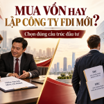 Nhà đầu tư nước ngoài nên mua vốn hay lập công ty FDI mới?