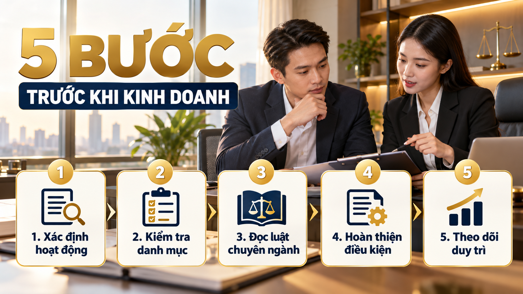 Năm bước kiểm tra giấy phép con trước khi kinh doanh