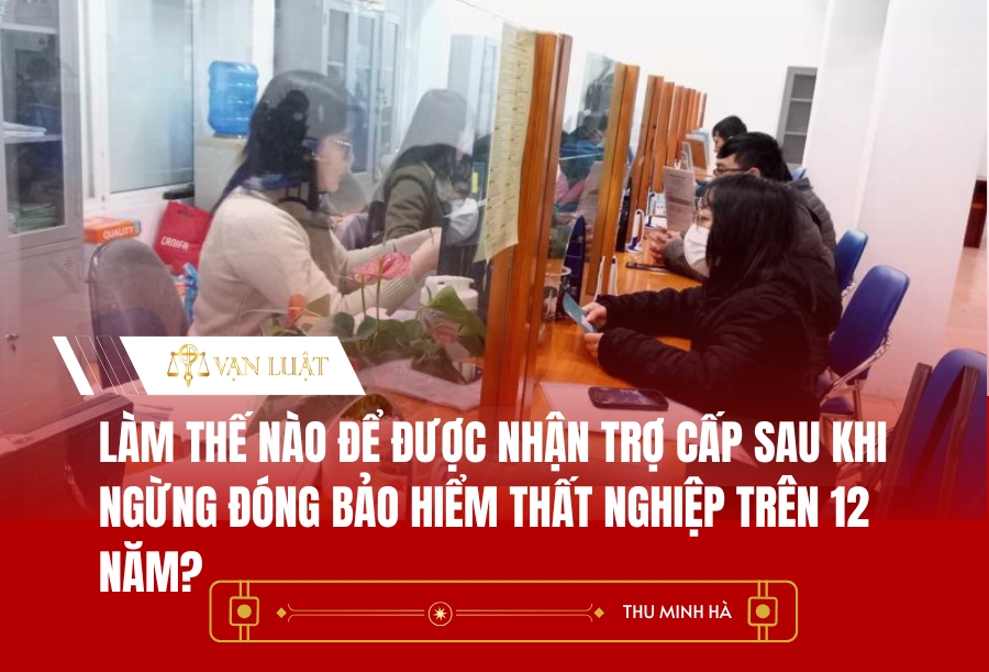 Làm thế nào để được nhận trợ cấp sau khi ngừng đóng bảo hiểm thất nghiệp trên 12 năm?