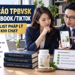 Quảng cáo TPBVSK trên Facebook/TikTok: Checklist pháp lý trước khi chạy