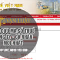 Tra Cứu Mã Số Thuế (Công Ty, Cá Nhân) chính xác 100%