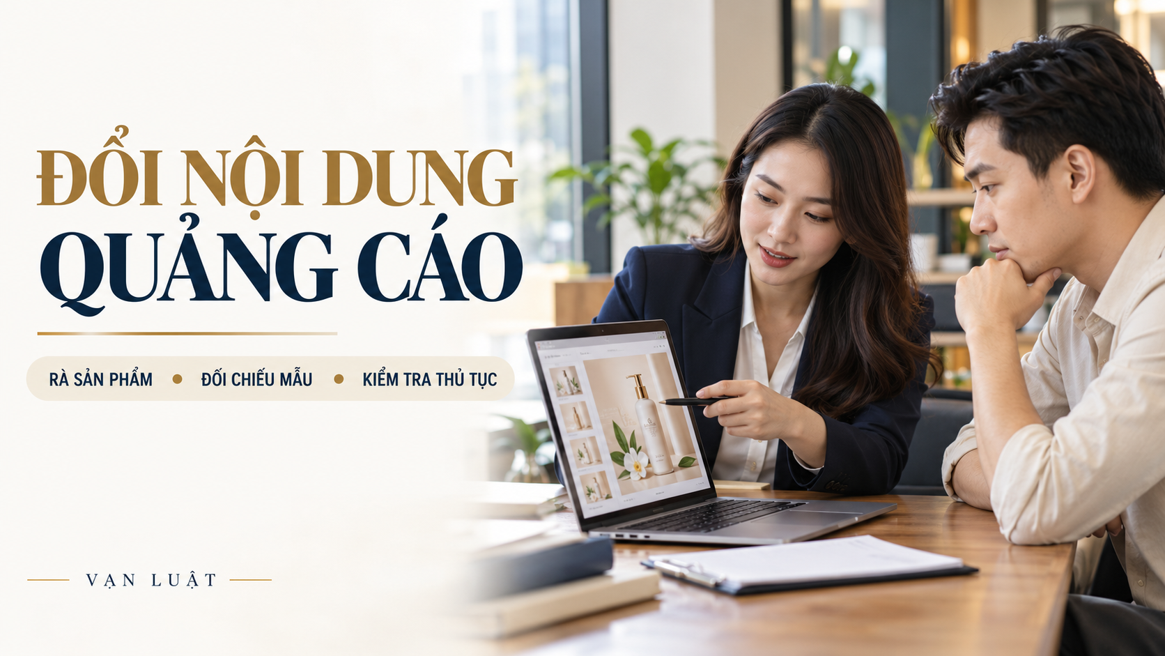 Tư vấn thay đổi nội dung quảng cáo sau khi được xác nhận