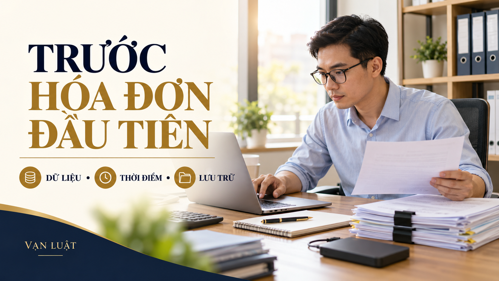 Trước hóa đơn đầu tiên: dữ liệu, thời điểm, lưu trữ