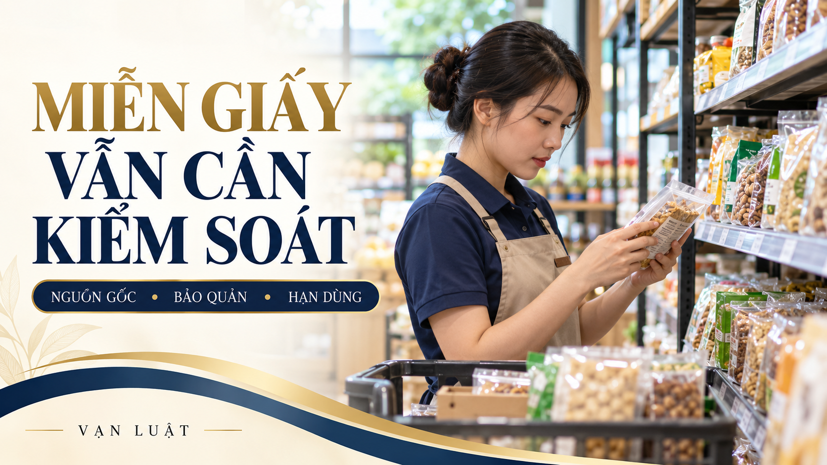 Miễn giấy ATTP vẫn cần kiểm tra nguồn gốc, bảo quản và hạn dùng