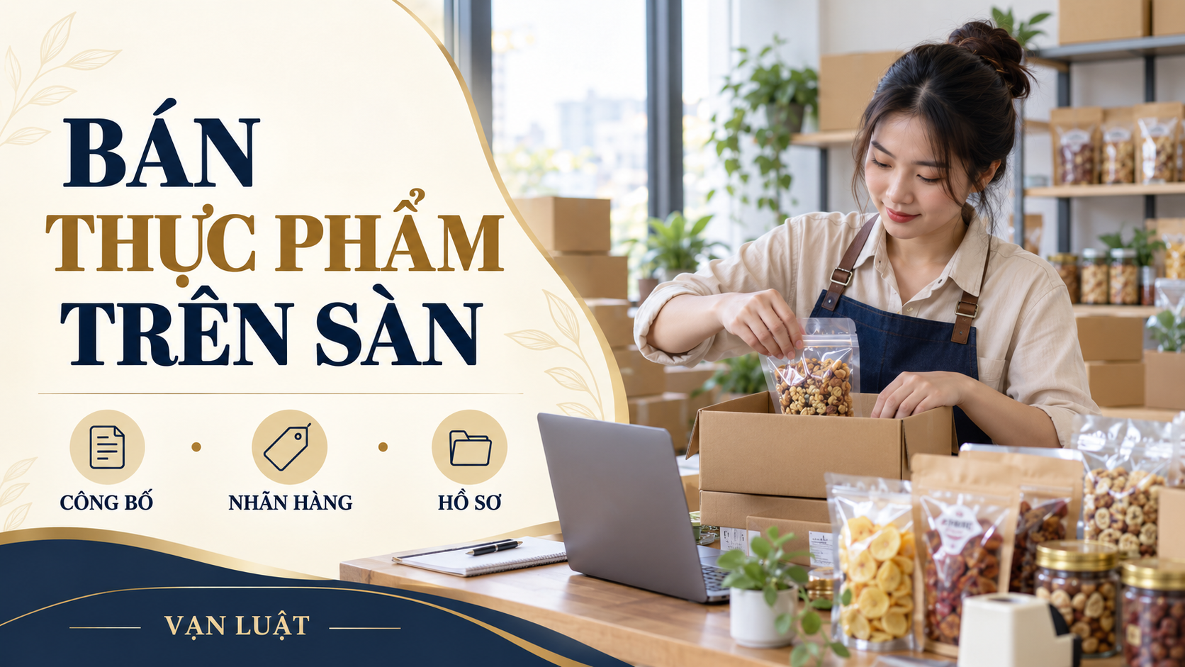 bán thực phẩm trên sàn thương mại điện tử cần công bố gì