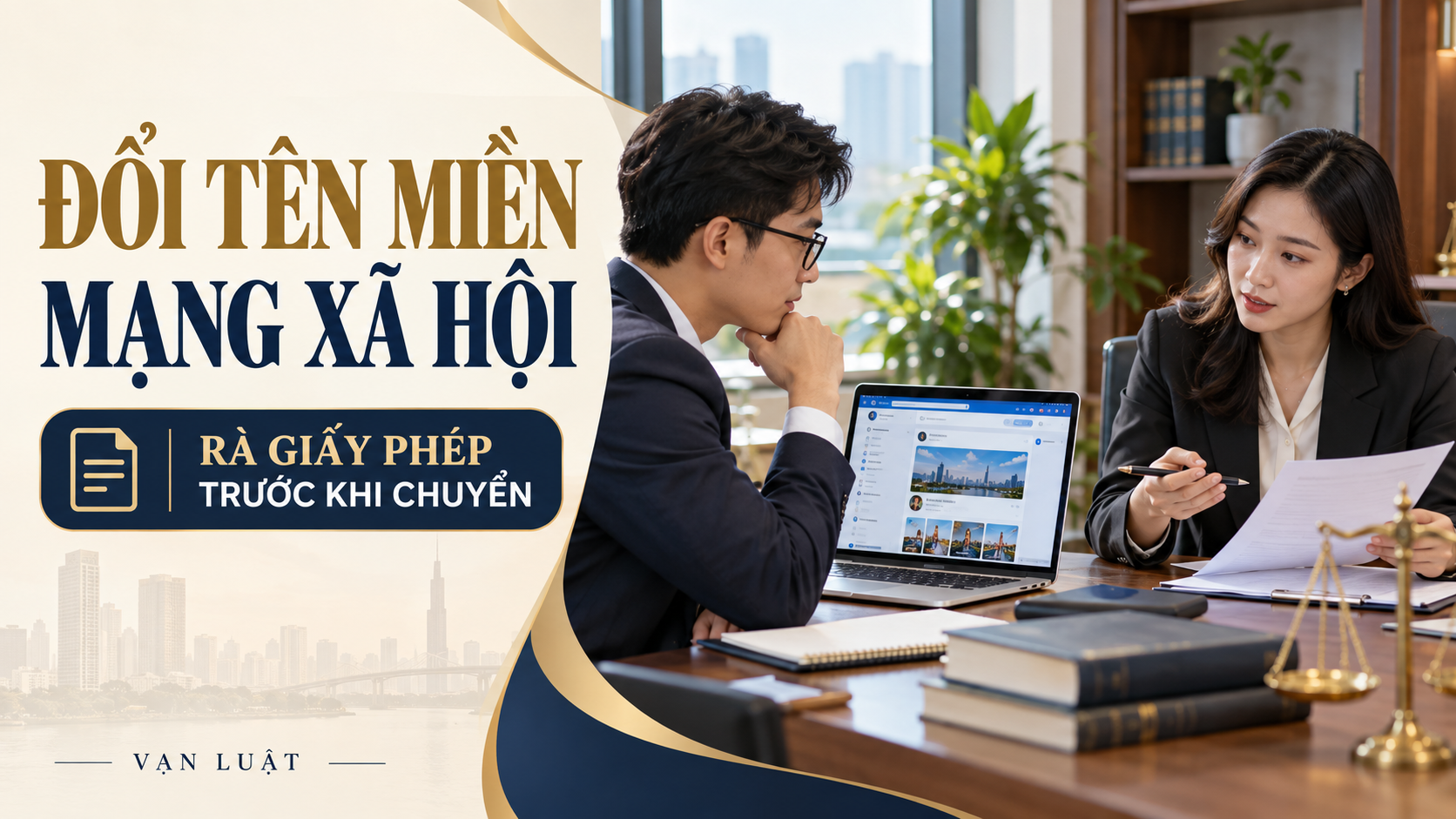thay đổi tên miền sau khi có giấy phép mạng xã hội