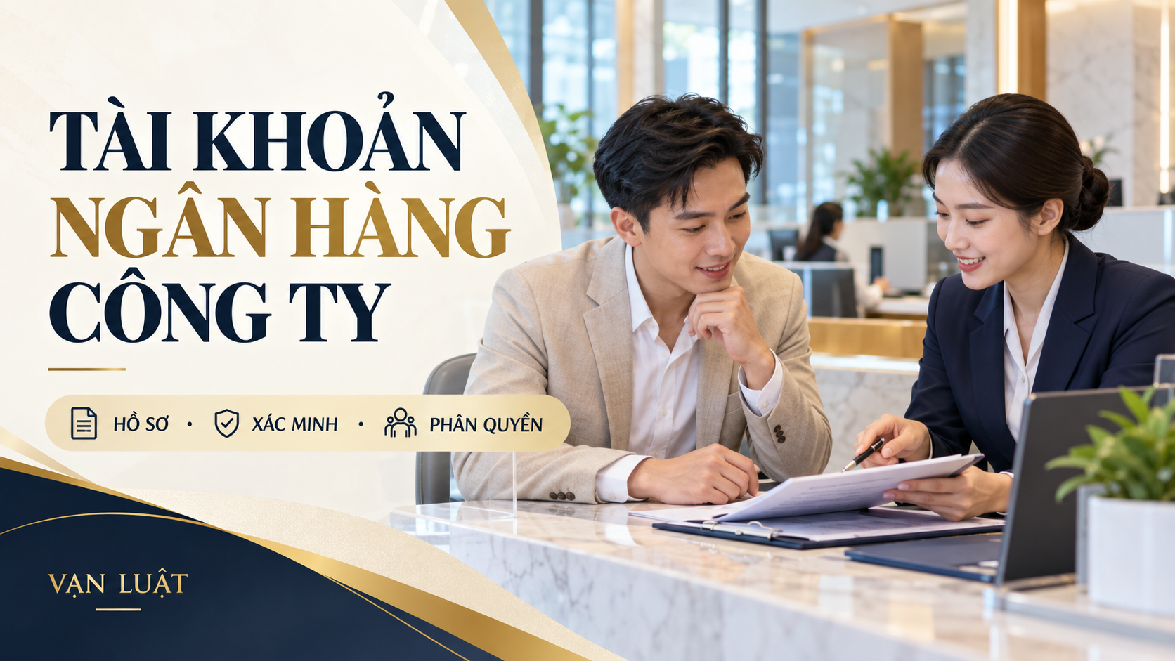 mở tài khoản ngân hàng cho công ty mới
