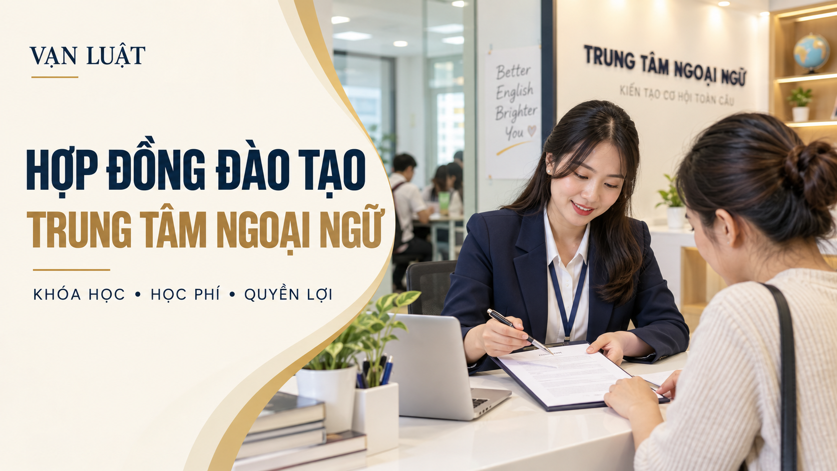 hợp đồng đào tạo với học viên trung tâm ngoại ngữ