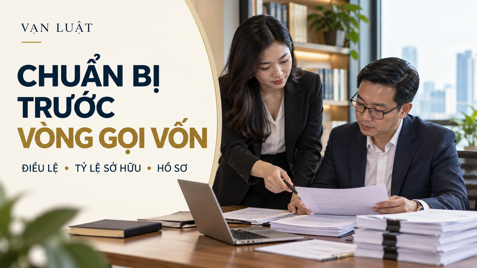 Chuẩn bị điều lệ và hồ sơ sở hữu trước vòng gọi vốn